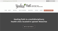 Desktop Screenshot of healingpathcentre.com