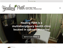 Tablet Screenshot of healingpathcentre.com